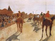 Germain Hilaire Edgard Degas Race Horses before the Stands Sweden oil painting artist